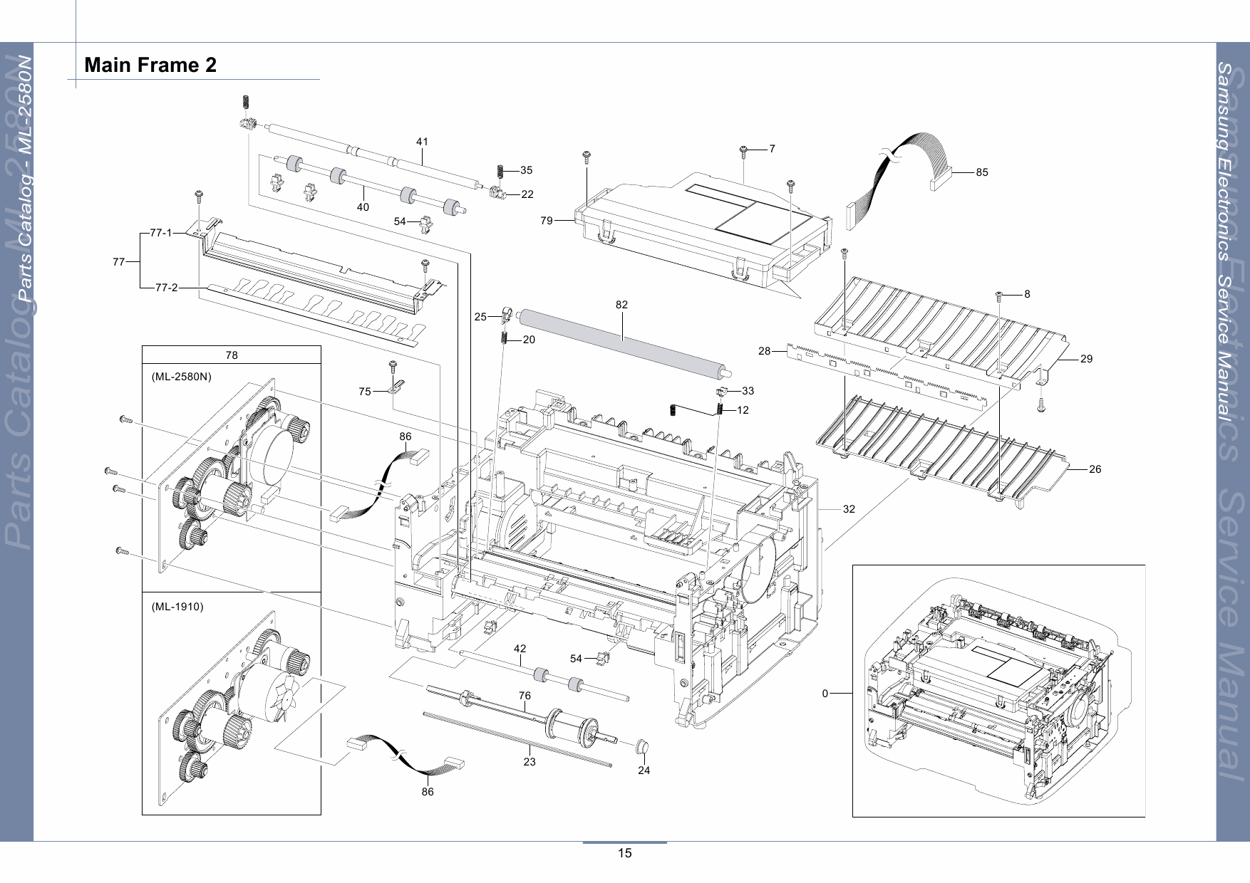 Samsung Laser-Printer ML-1910 1915 2525 2525W 2580N Parts and Service Manual-5